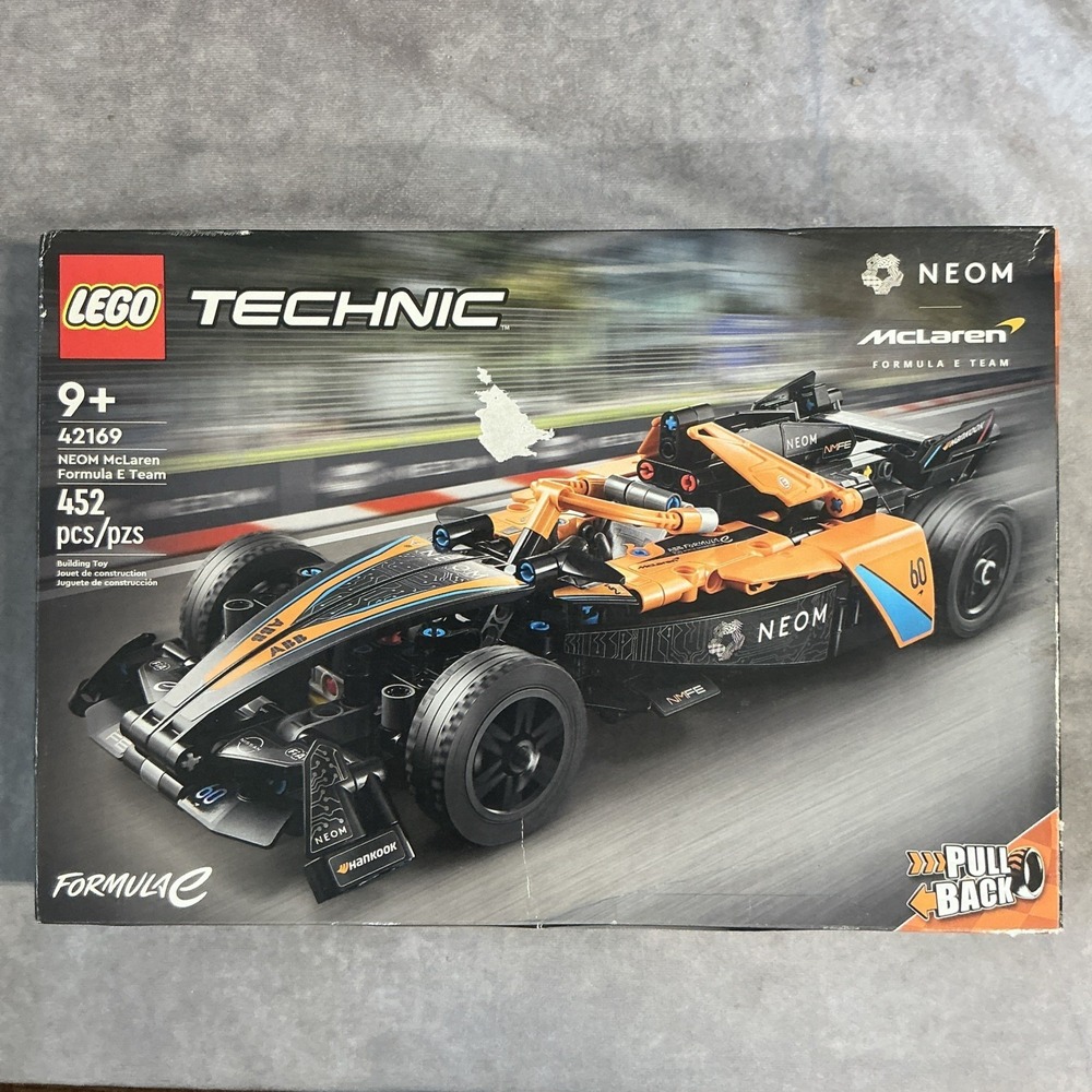 LEGO 42169 Technic NEOM McLaren Formula E‎ Team 452pcs New Box Damage